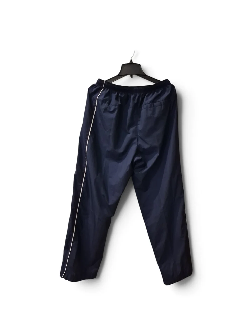 Nike Men's Large Navy Track Pants with White Piping